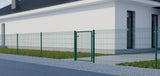 Bránka 1kr. ROUND ZnPVC 1000x1200mm, D75mm, zelená