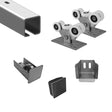 Cantilever sliding gate set up to 4m,NYLON 60x60mm
