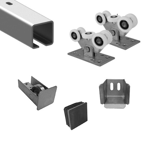Cantilever sliding gate set up to 4m,NYLON 60x60mm