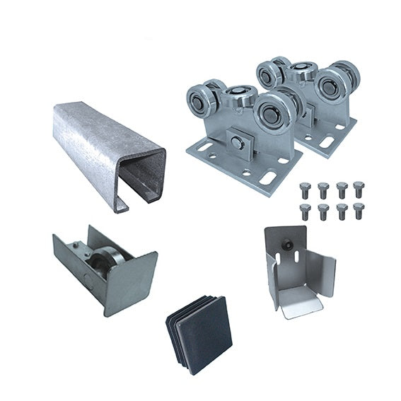 Zestaw do bram przesuwnych Zn, 78x78mm