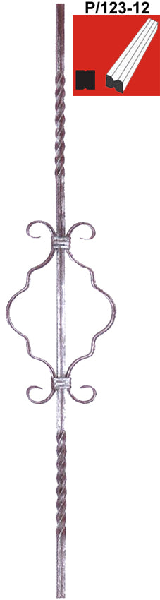 Tralka zdobiona P/123-12, h900mm