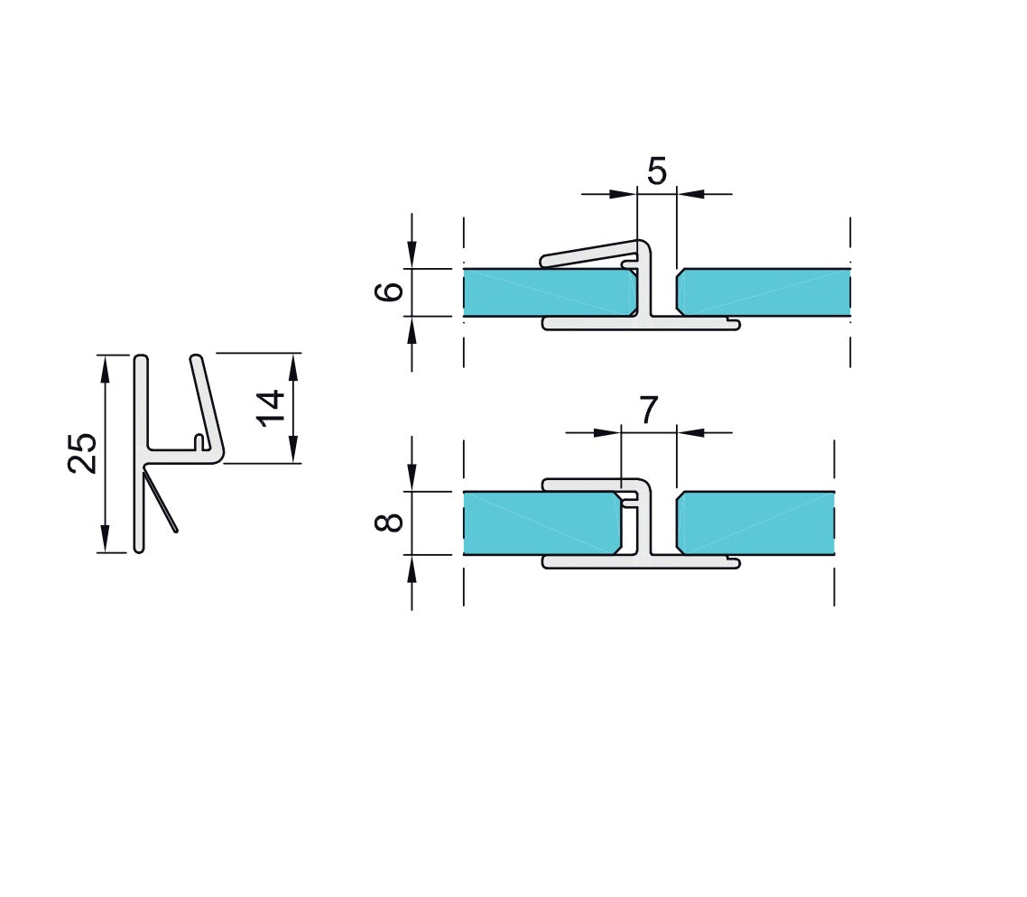 Listwa uszczelniającado drzwi