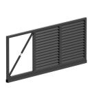 Bramy aluminiowe samonośne