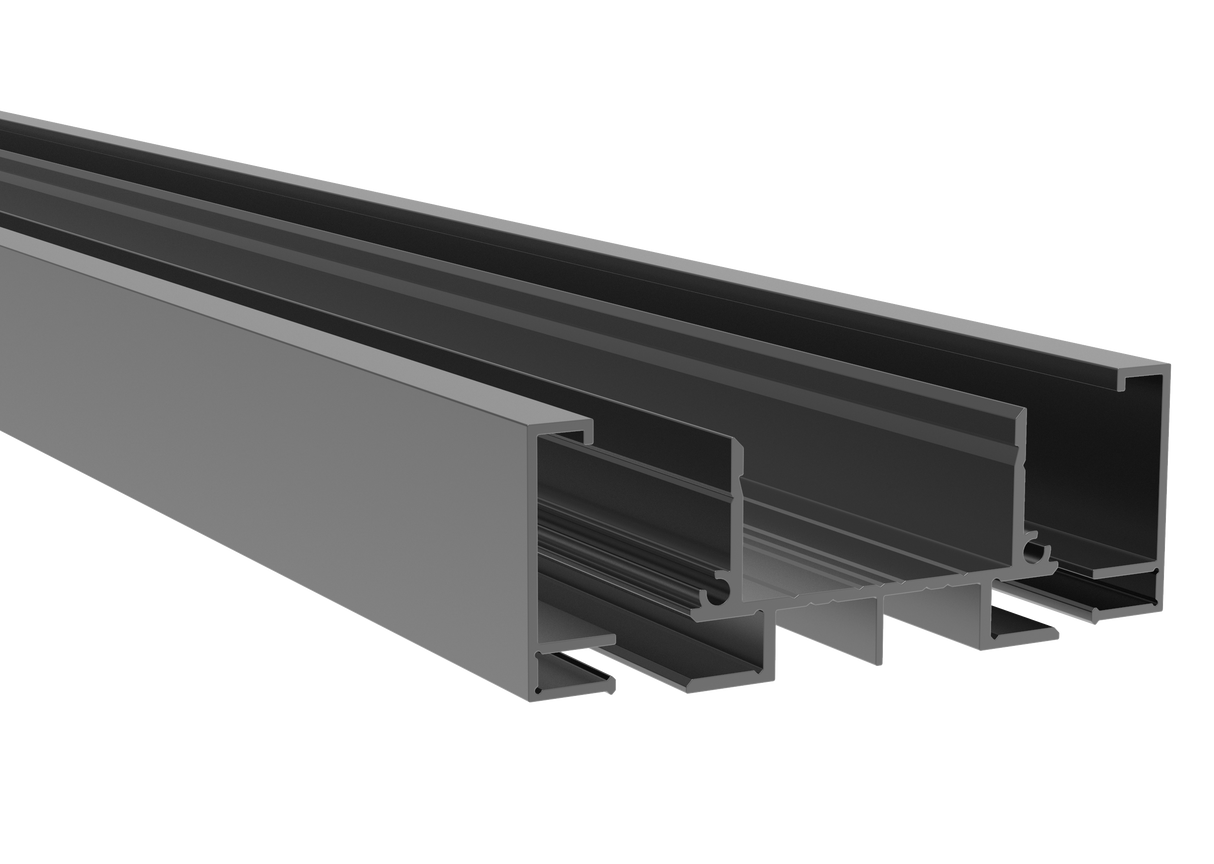 Aluminiowy adapter 66x40-1200mm do żaluzji do 46mm R7016