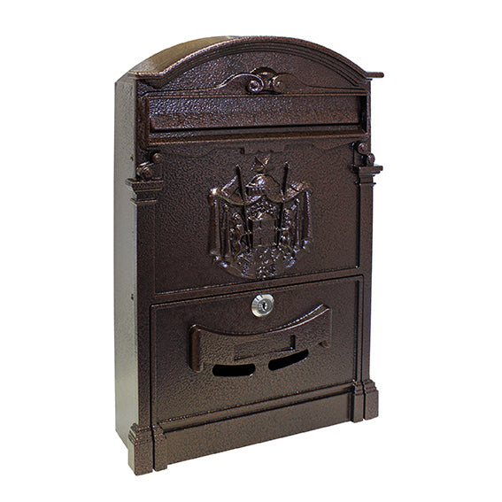 Skrzynka na listy 255x410mm, Al, color Cu