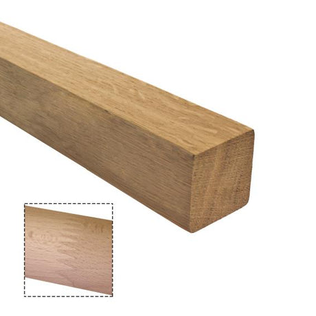 Poręcz z drewna dębowego