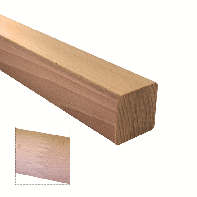 Poręcz z drewna bukowego