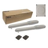 Nice napęd do bramy dwuskrzydłowej, komplet