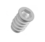 Dwugwint do drewna M10x20mm -Zn