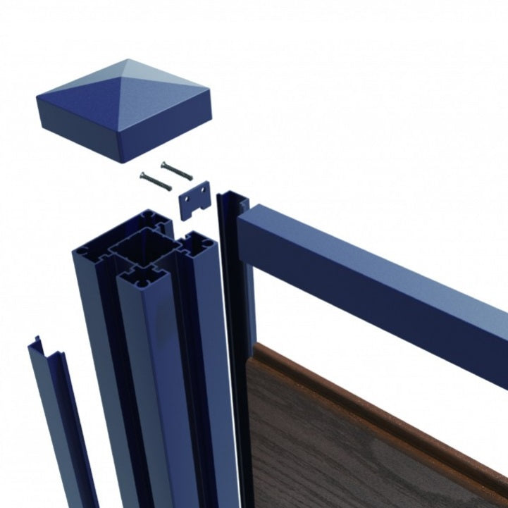 Deska ogrodzeniowa WPC BIANKA 166x20x1830mm, kolor szary
