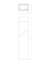 Stĺpik 60x40mm ZnPVC 2200mm zelená