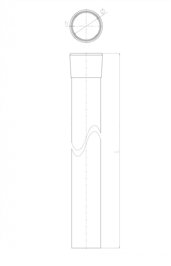 Stĺpik D38mm ZnPVC 1500mm zelená