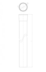 Stĺpik D38mm ZnPVC 1500mm zelená