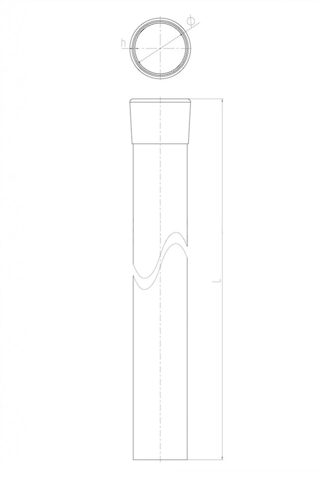 Stĺpik D48mm ZnPVC 1750 mm antracit