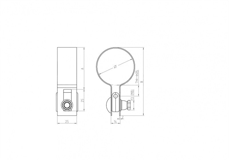 Objímka koncová na stĺpik ZnPVC D48mm antracit