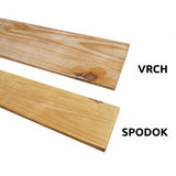 Regał półkowy TRAVEZ - 4 półki, jasny - 009